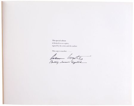 Lot #594 Andrew Wyeth Book - Image 1