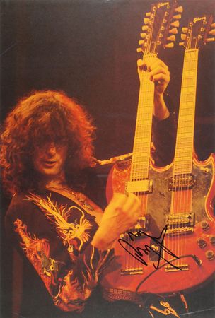 Lot #810 Led Zeppelin: Plant and Page Mini Posters - Image 3