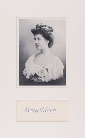 Lot #710 Isak Dinesen Signature - Image 1