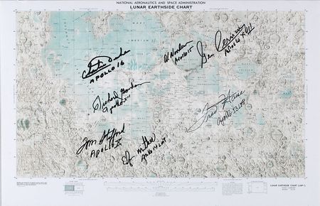 Lot #447 Apollo Astronauts Signed Photograph - Image 1