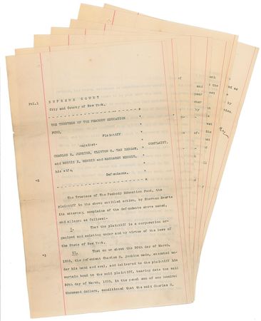 Lot #152 J. Pierpont Morgan: The financier’s charitable work for the Peabody Education Fund - Image 3