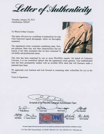 Lot #916 Clint Eastwood - Image 2