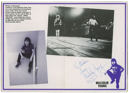 Lot #775 AC/DC: Scott?s final tour with AC/DC - Image 3