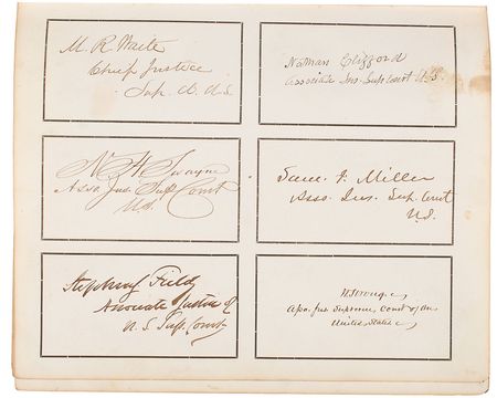 Lot #13 Rutherford B. Hayes Autograph Book - Image 3