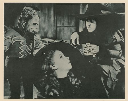 Lot #889 Wizard of Oz: Margaret Hamilton Signed Photograph - Image 1