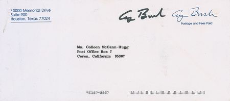 Lot #114 George Bush Free Frank - Image 1