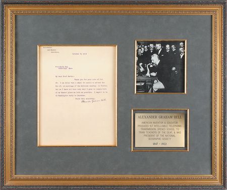 Lot #154 Alexander Graham Bell: Bell remains in Beinn Bhreagh - Image 1