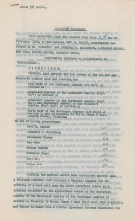 Lot #949 Harpo Marx and Gregory Peck Signed Document - Image 2