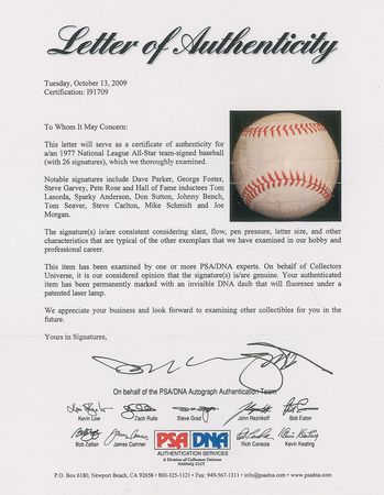 Lot #990 Baseball: National League All-Stars Baseball - Image 6