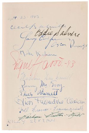 Lot #908 Gary Cooper Book - Image 1