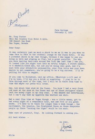Lot #911 Bing Crosby Group Lot - Image 1