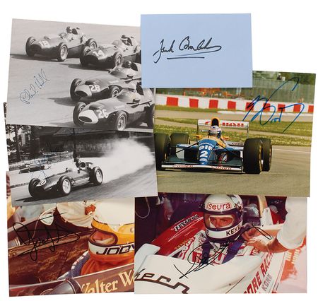 Lot #997 Formula One Champions Group Lot - Image 1