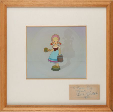 Lot #613 Walt Disney: Outstanding early inscription and Pinocchio production cel - Image 1