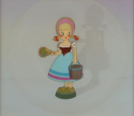 Lot #613 Walt Disney: Outstanding early inscription and Pinocchio production cel - Image 2
