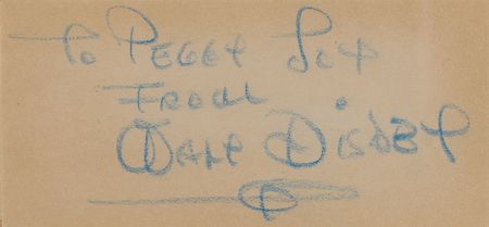 Lot #613 Walt Disney: Outstanding early inscription and Pinocchio production cel - Image 3