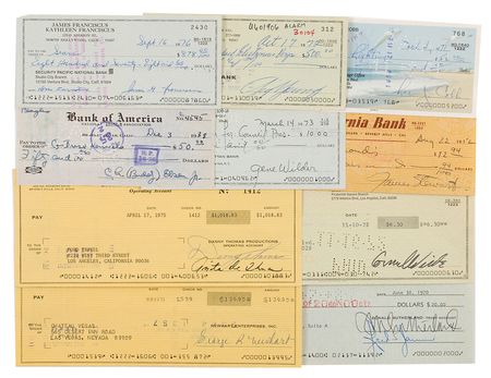 Lot #890 Actors Checks - Image 1