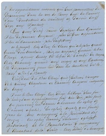 Lot #648 Alexandre Dumas, pere Signed Manuscript - Image 3