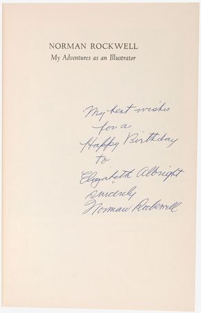 Lot #607 Norman Rockwell Book - Image 1