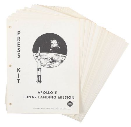 Lot #188 Apollo 11 Press Kit - Image 1