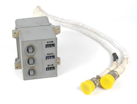 Lot #79 Apollo CM Block II Attitude Set Control Panel  - Image 1