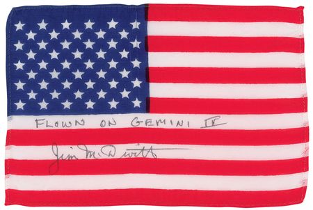 Lot #56 Jim McDivitt?s Gemini 4 Flown Flag - Image 1