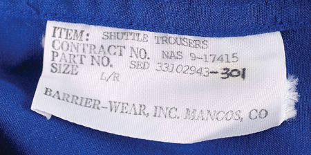 Lot #343 Space Shuttle Pants - Image 3
