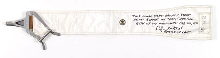 Lot #236 Edgar Mitchell?s Apollo 14 Flown Backpack Strap - Image 2