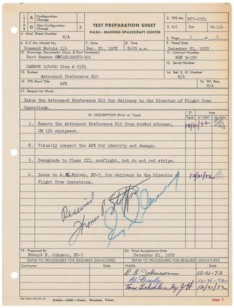 Lot #287 Gene Cernan?s Apollo 17 PPK - Image 5