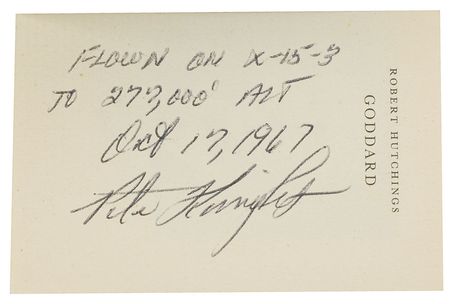 Lot #27 Pete Knight’s X-15 Flown Mini-book - Image 1