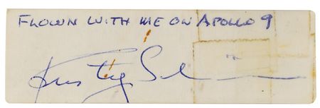 Lot #126 Rusty Schweickart?s Apollo 9 Flown Four-leaf Clover - Image 1