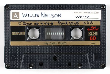 Lot #328 Paul Weitz’s STS-6 Flown Cassette Tape - Image 1