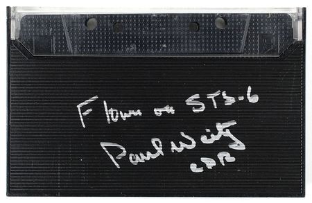 Lot #328 Paul Weitz’s STS-6 Flown Cassette Tape - Image 3
