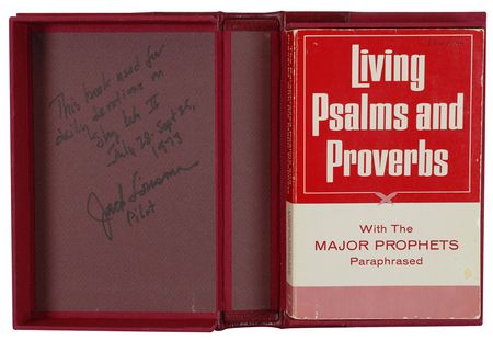 Lot #304 Jack Lousma’s Skylab 3 Flown Prayer Book - Image 2