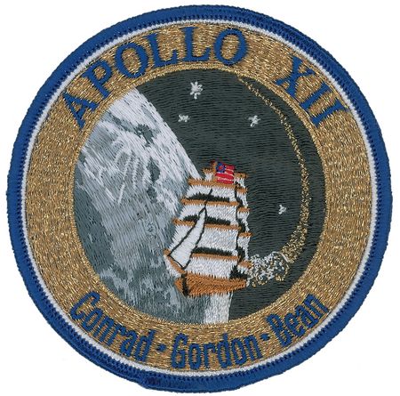 Lot #196 Walt Cunningham?s Apollo 12 Flown Patch - Image 1
