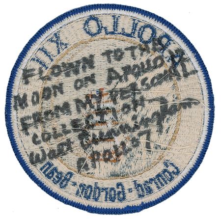 Lot #196 Walt Cunningham?s Apollo 12 Flown Patch - Image 2