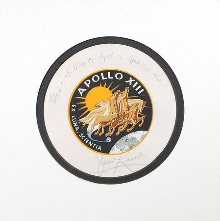 Lot #215 James Lovell?s Apollo 13 Flown Beta Cloth Insignia - Image 2