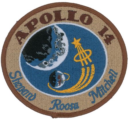 Lot #345 ISS Flown Apollo 14 Patch - Image 1