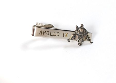 Lot #133 Jim McDivitt?s Apollo 9 Flown Grumman Tie Clip - Image 1