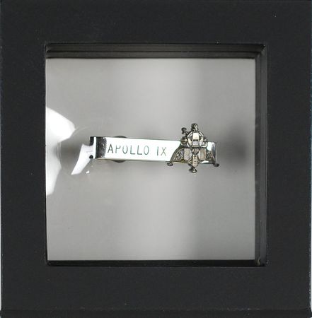 Lot #133 Jim McDivitt?s Apollo 9 Flown Grumman Tie Clip - Image 2