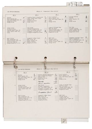 Lot #129 Jim McDivitt?s Apollo 9 Flown Crew Log Book - Image 14