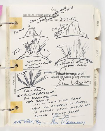 Lot #288 Gene Cernan?s Apollo 17 Flown EVA/EXP Checklist - Image 10