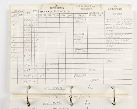 Lot #288 Gene Cernan?s Apollo 17 Flown EVA/EXP Checklist - Image 5