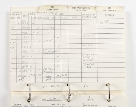 Lot #288 Gene Cernan?s Apollo 17 Flown EVA/EXP Checklist - Image 7