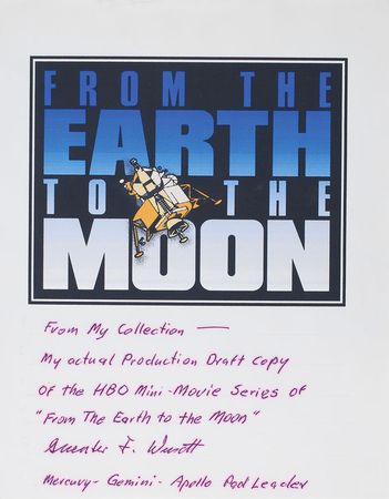 Lot #106 Guenter Wendt?s ?From the Earth to the Moon? Production Draft Script - Image 1