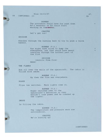 Lot #106 Guenter Wendt?s ?From the Earth to the Moon? Production Draft Script - Image 6