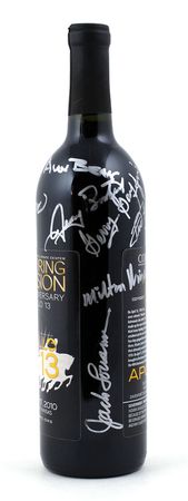 Lot #221 Apollo 13 Signed 40th Anniversary Wine Bottle - Image 4
