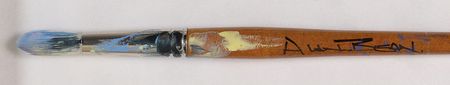 Lot #202 Alan Bean’s Signed and Used Paint Brush - Image 2