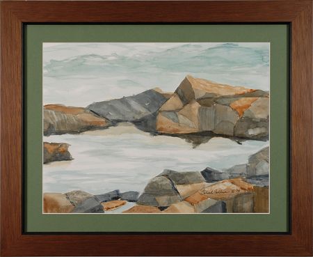 Lot #165 Michael Collins Watercolor Painting - Image 1