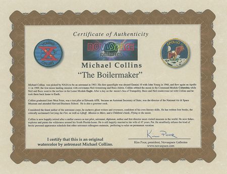 Lot #165 Michael Collins Watercolor Painting - Image 2