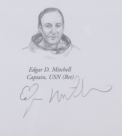 Lot #93 Bean, Cernan, and Mitchell Signed Lithograph - Image 2